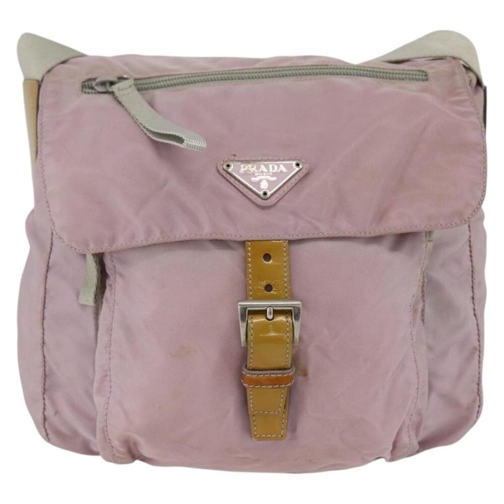Prada Nylon Shoulder Bag Pink